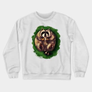 Chubby raccoon Crewneck Sweatshirt